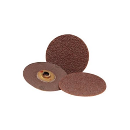 Pinpoint Abrasive 3 in. Roloc Coated Quick Change Disc White Button PI819372